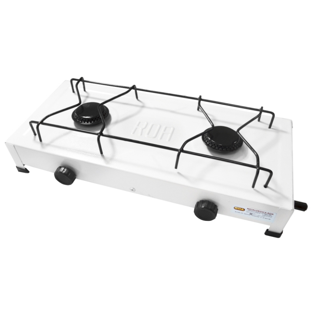 Fogão ROA 2 bocas baixa pressão gênesis branco